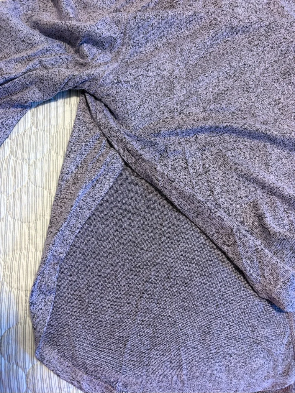 Soft Cowl Neck Pullover Sweater - Heather Lavender sleep wear loungewear size xl